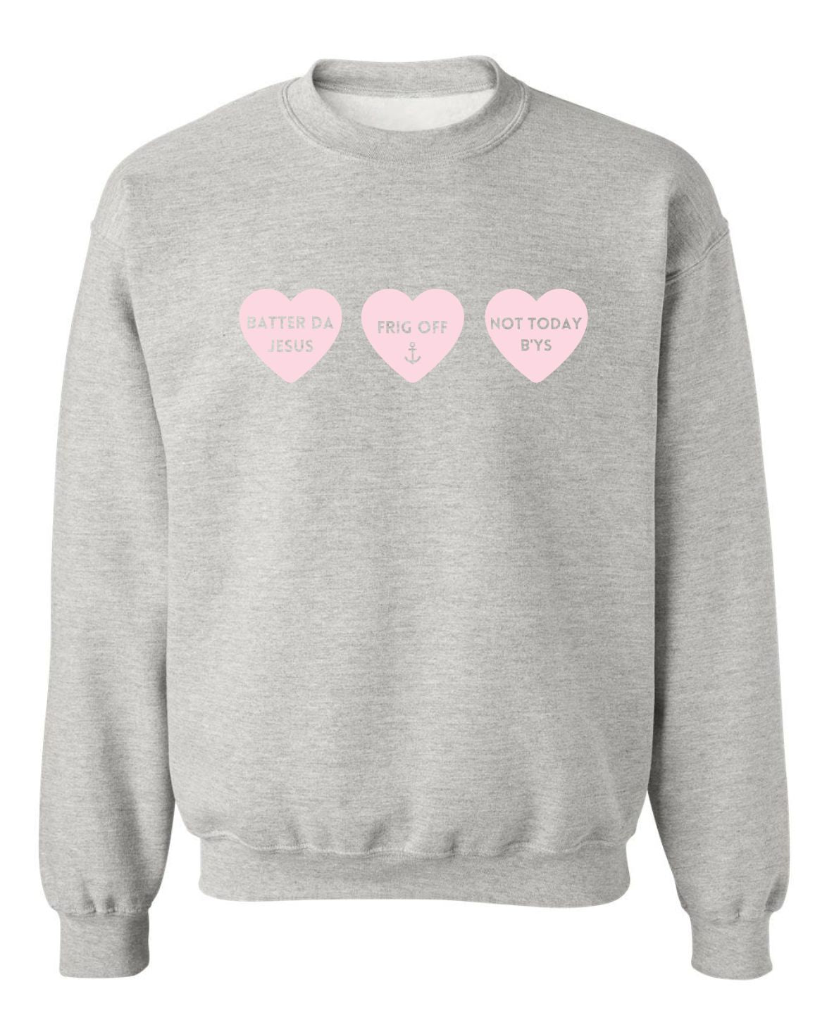 "Three Hearts” Unisex Crewneck Sweatshirt