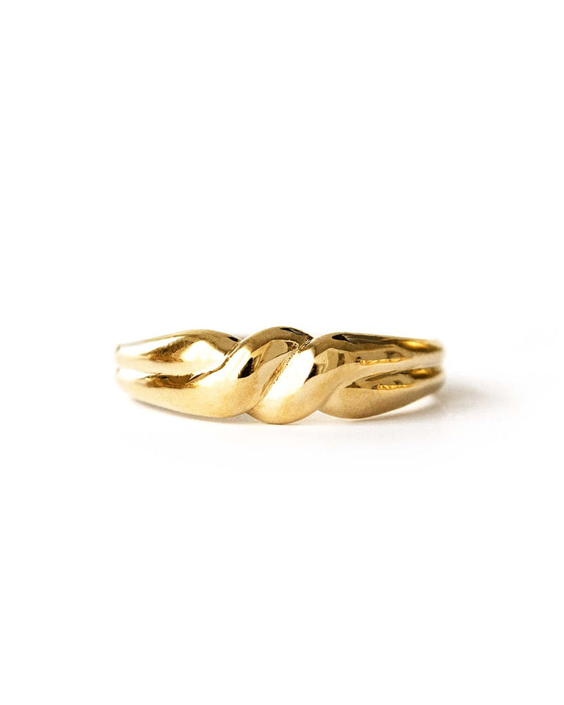 Knot | Gold Vermeil Knotted Ring | wellDunn jewelry