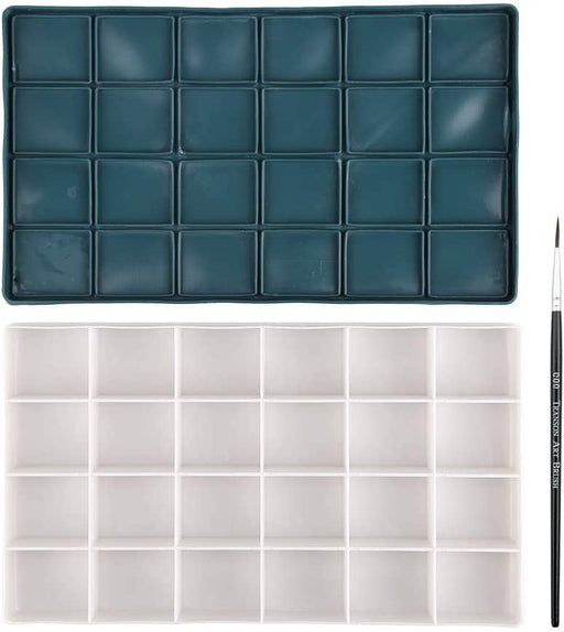 Transon Airtight Paint Storage Palette Box 16 Wells Fuchsia Color