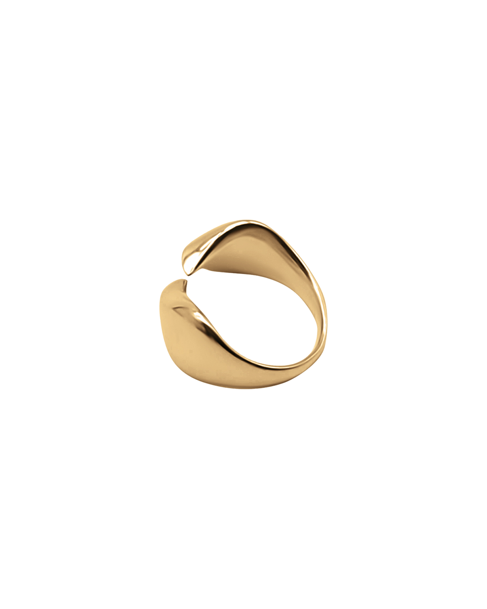 Gold Cobra Ring – Sapir Bachar