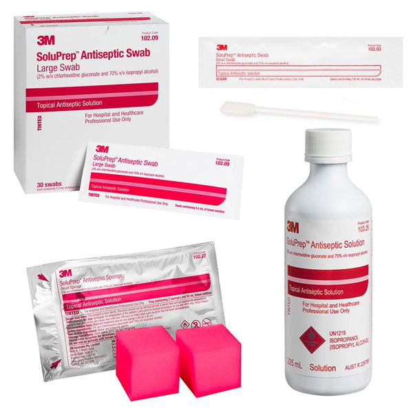 3M Healthcare Skin Preparation 3M SoluPrep Antiseptic Solutions