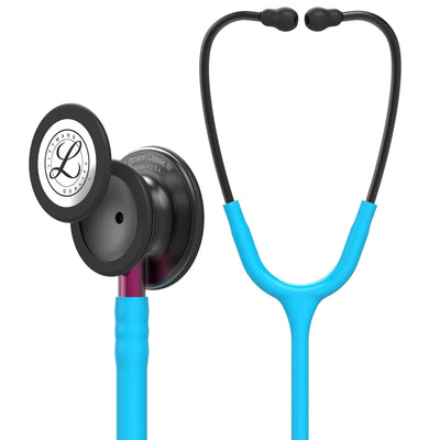 Littmann Classic III Stethoscope Smoke/Turquoise Pink Stem 5872