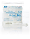 Aaxis SM Cotton Tips Plastic Double Ended 7.5cm 100s