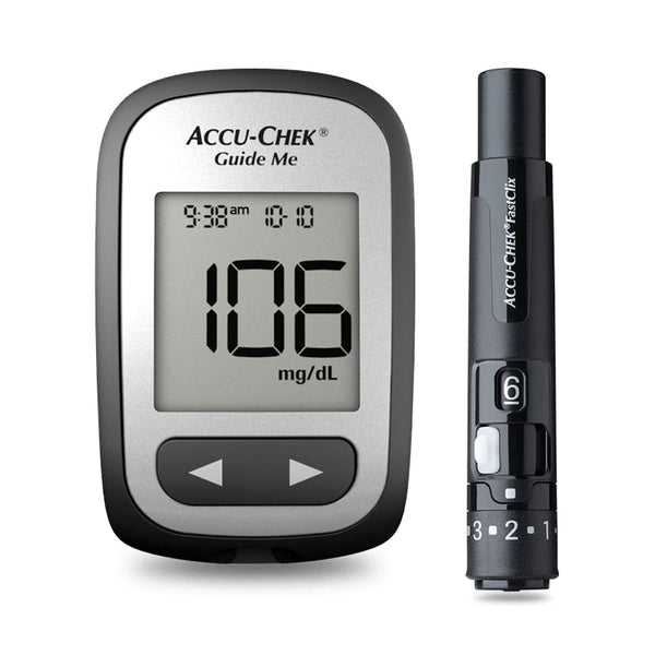 AccuChek Blood Glucose Monitors AccuChek Guide Me Blood Glucose Meter Kit