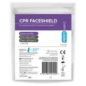 Aero Healthcare Face Shield Aero CPR Face Shield Disposable