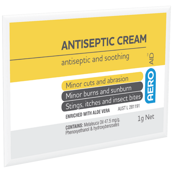 Aero Healthcare Antiseptic Cream AEROAID Antiseptic Cream Sachet 1g