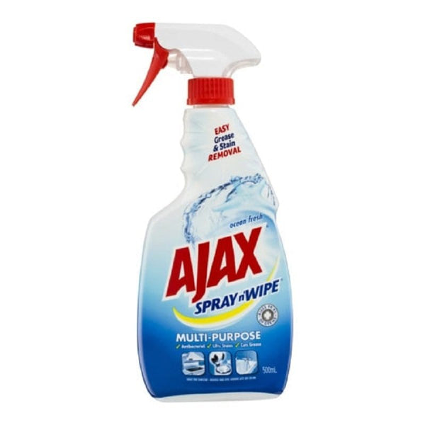 Ajax Cleaning & Washroom Supplies Carton of 8 Ajax Spray & Wipe Ocean Fresh Trigger