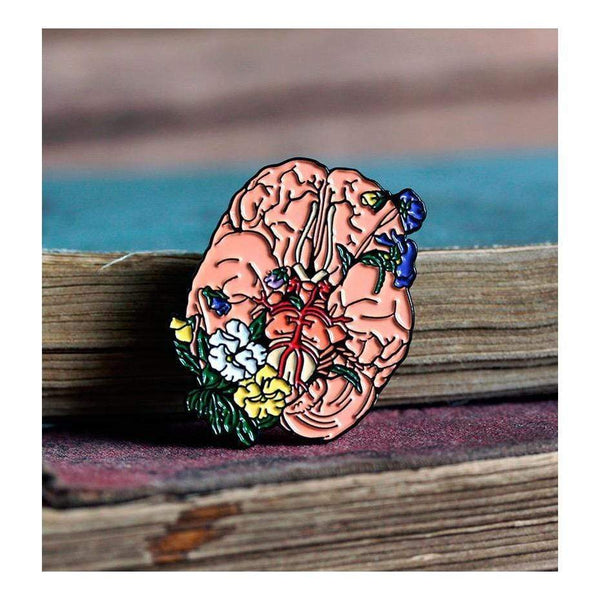 Codex Anatomicus Enamel Pin Anatomical Brain Pin