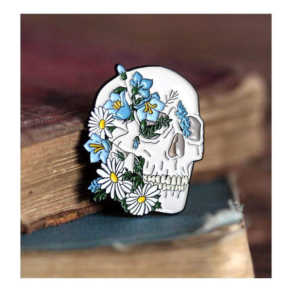 Codex Anatomicus Enamel Pin Anatomical Skull Pin