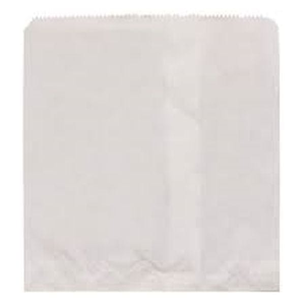 Detpak Packaging, Bags & Films White Bag Flat #1 Square Paper 187x175 Strung