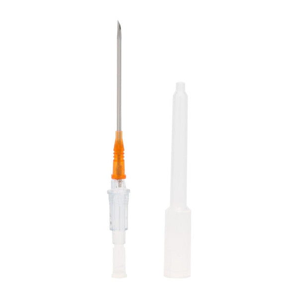 BD Medical IV Catheters 14G (Orange) / 1.75in (45mm) / Non Winged BD Insyte IV Catheters with Retractable Needle System