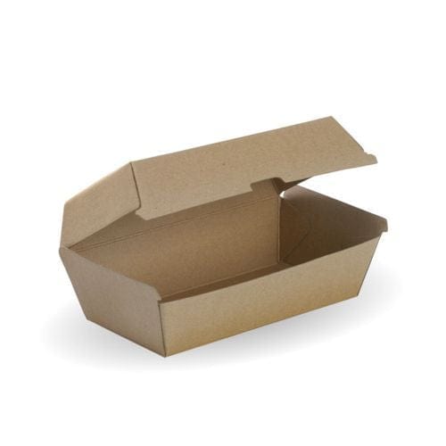 Biopak Bags & Takeaway Beta Board Snack Box Brown Regular 175x90x84