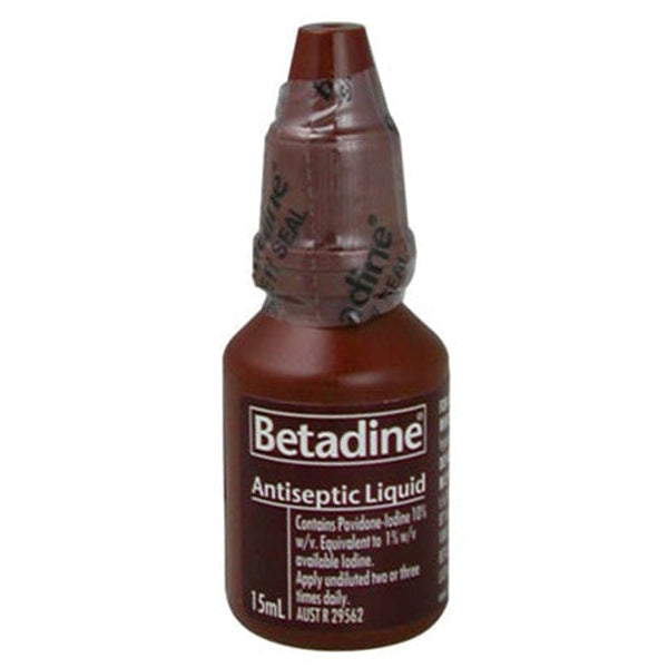 Betadine Skin Preparation Betadine Antiseptic 15ml (Povidone Iodine Liquid)