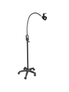 Black flexible neck LED Exam Light with Roller Stand