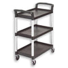 Cambro Cleaning Supplies Cambro Utility Cart Black 3 Tier