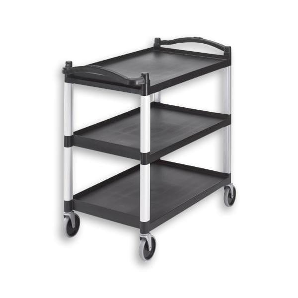 Cambro Cleaning Supplies Cambro Utility Cart Black 3 Tier