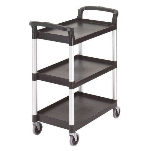 Cambro Cleaning Supplies Cambro Utility Cart Black 3 Tier