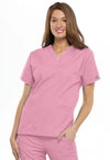 Cherokee Scrubs Small Cherokee 4700 Pink Blush L Scrubs Top WW Traditional Classic