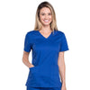 Cherokee Scrubs Top Cherokee Core Stretch 4710 Scrubs Top Women's V-Neck Galaxy Blue