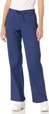 Cherokee Scrubs Pants Cherokee Luxe 1066 Scrubs Pants Womens Low Rise Straight Leg Drawstring Navy