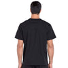 Cherokee Scrubs Top Cherokee Workwear Professionals WW695 Scrubs Top Men's V-Neck Black