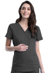 Cherokee WW688 Revolution Maternity Top Women Pewter - Image 1 of 5