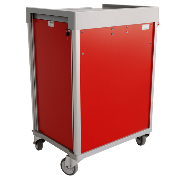 Clinicart Clinicart Emergency Trolley Cart in Red