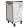 Clinicart Narrow 5 Drawer Clinical Cart