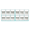 Clinicart Tilt Bin Organiser 2x Rows of Small Bins