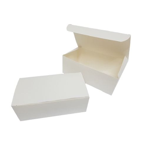 Detpak Dining & Takeaway Container Snack Box Large Plain Detpak