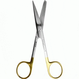 Professional Hospital Furnishings 14.5cm / Sharp/Blunt / T/C Deaver Operating Scissors