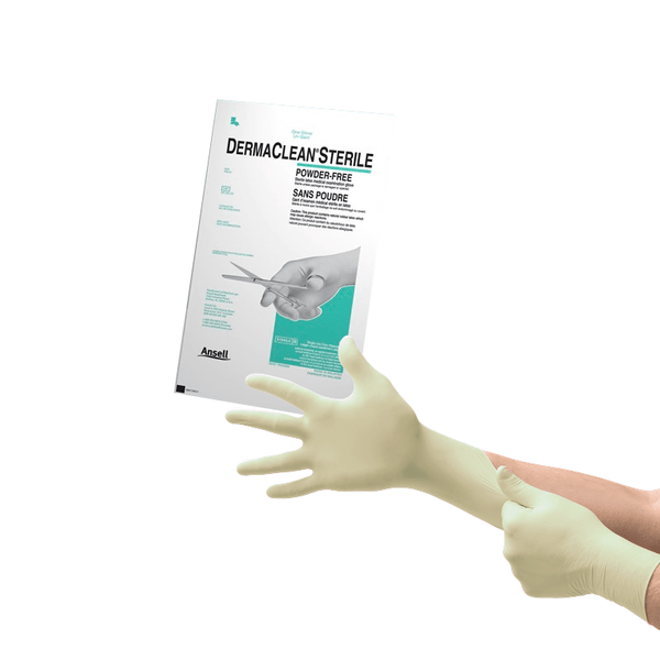 Ansell Sterile Gloves Small DermaClean Gloves