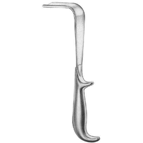 Professional Hospital Furnishings Retractors 24cm / 35 X 55mm Doyen Retractor Blade Slightly Concave