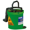 Oates Cleaning Supplies Green Duraclean Mkii Mop Bucket 15L