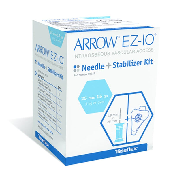 Teleflex EZ-IO 25mm Intraosseous Needle plus Stabilizer Kit