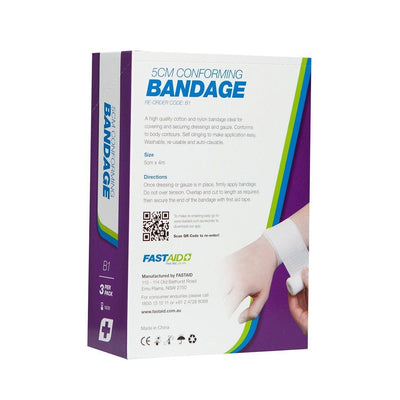 FastAid First Aid Consumables FastAid B1 Conforming Bandage 5cm