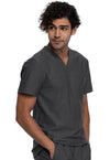 Form by Cherokee Scrub Tops Pewter / XS Form by Cherokee Men's Scrubs Tuckable V-Neck Top