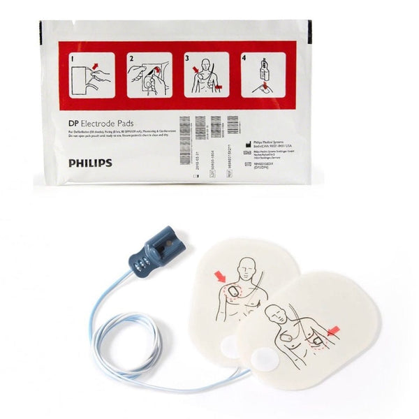 HeartStart Defibrillator Pads Heartstart FR2 Defibrillator Adult Pads 1 Pair (DP1)