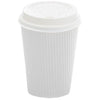 Katermaster Bags & Takeaway 12oz / White Katermaster Cup Hot Ripple Wall