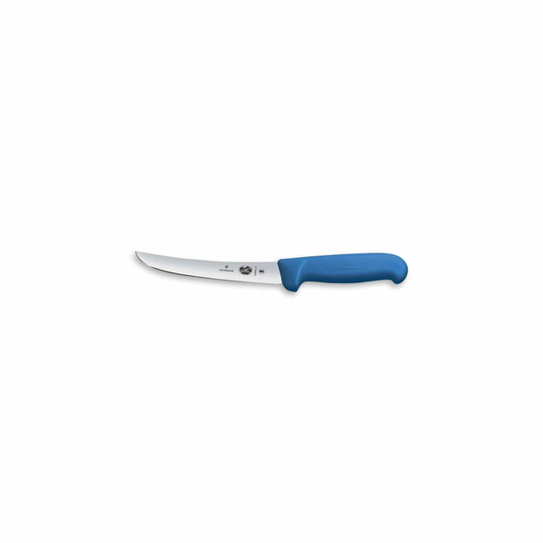 Victorinox Kitchen Equipment Blue Knife Victorinox Fibrox Boning Wide Curved Blue 6"