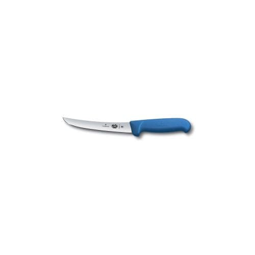 Victorinox Kitchen Equipment Blue Knife Victorinox Fibrox Boning Wide Curved Blue 6"