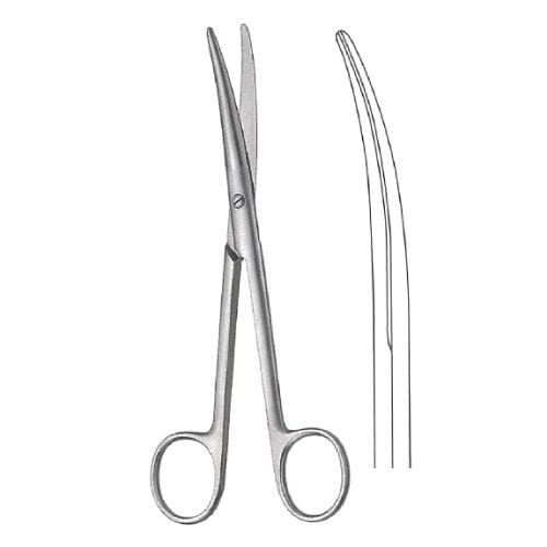 Professional Hospital Furnishings 16cm / Curved Mayo Lexer Scissors