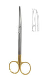 Professional Hospital Furnishings Operating Scissors 18cm / Curved / T/C Metzenbaum Dissecting Scissors