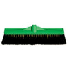 Oates Cleaning Supplies Oates Poly Broom Head Medium Stiff 450mm Green