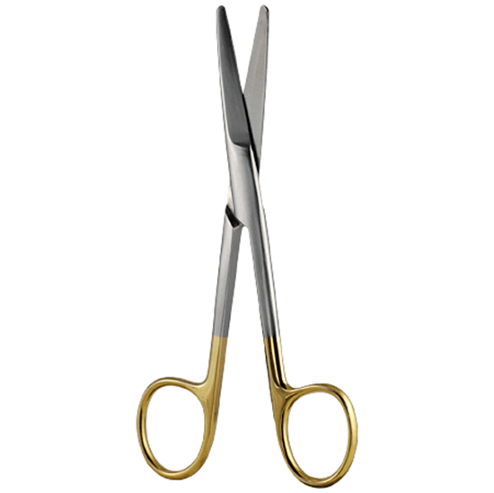 Professional Hospital Furnishings 14.5cm / Straight Blunt/Blunt / T/C Operating Scissors