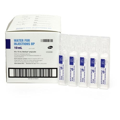 Pfizer Pfizer Water For Injection Ampules x50