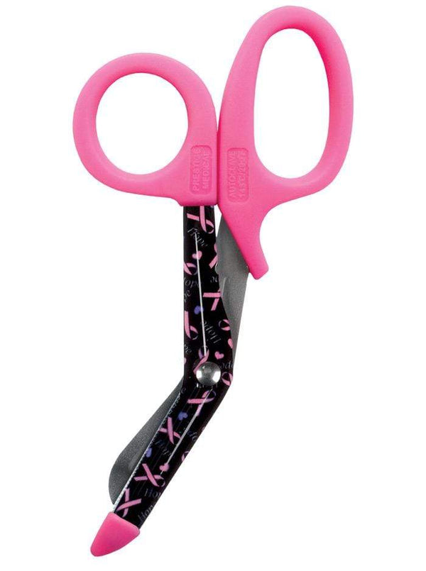 Prestige Medical Utility Scissors Pink Ribbons Black Prestige StyleMate Utility Scissor