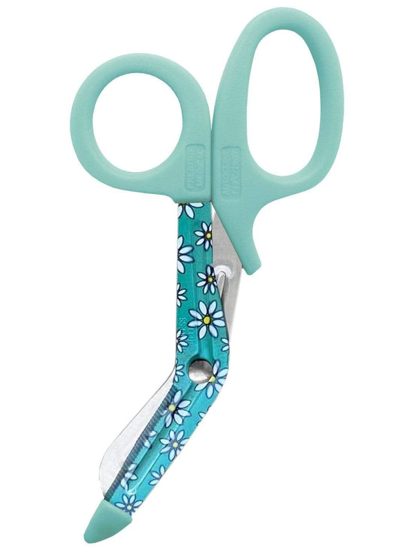 Prestige Medical Utility Scissors Daisies Aqua Sea Prestige StyleMate Utility Scissor