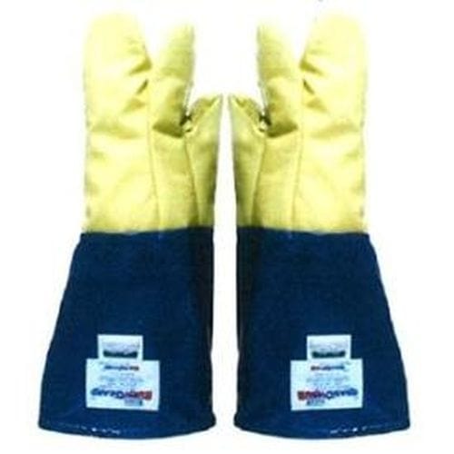 Tucker Safety Products Safety & PPE QuicKlean Three-finger Glove Blue/Yellow 457mm 1 Pair