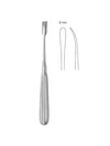 Professional Hospital Furnishings 18.5cm 3mm / Curved Raspatories Sharp Chisel Edge